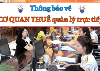 Thông báo về cơ quan thuế quản lý trực tiếp