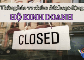 Mẫu thông báo về việc chấm dứt hoạt động hộ kinh doanh