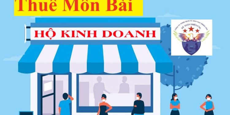 Thuế môn bài của hộ kinh doanh năm 2025