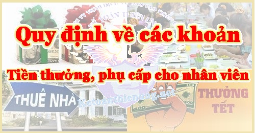 Tiền thưởng, phụ cấp có tính thuế TNCN – Tính chi phí hợp lý