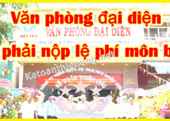 Thuế môn bài đối với Văn phòng đại diện năm 2025