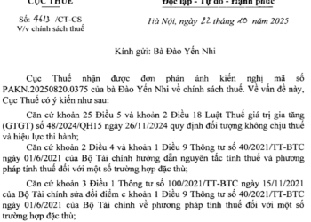 Công văn 4613/CT-CS không phải nộp thuế vẫn phải kê khai đúng hạn