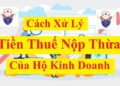 Xử lý tiền thuế, tiền chậm nộp, tiền phạt nộp thừa của hộ kinh doanh