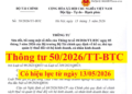 Thông tư 50/2026/TT-BTC sửa đổi, bổ sung Thông tư 18/2026/TT-BTC